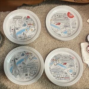 Le Creuset Parisian Landmark Plates Set